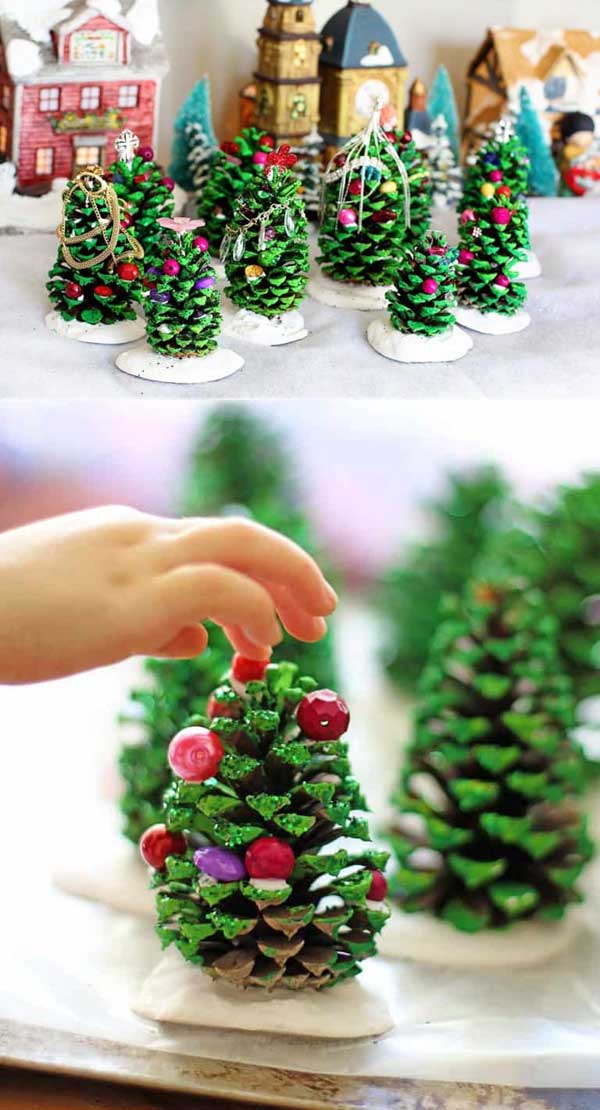 Pine Cone Christmas Trees