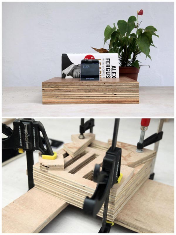 DIY ORGANIZATION BLOKS MADE OUT OF PLYWOOD