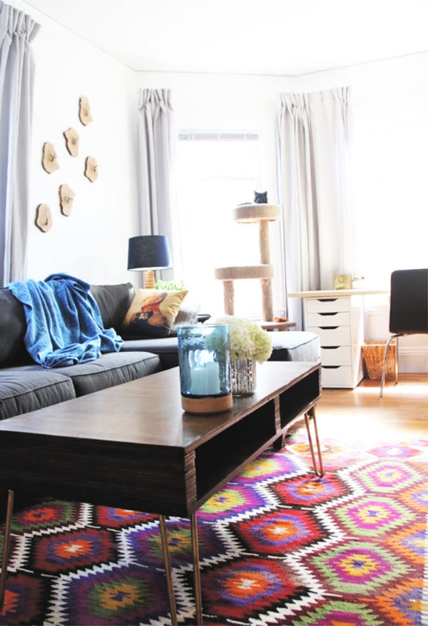 DIY Plywood Storage Coffee Table