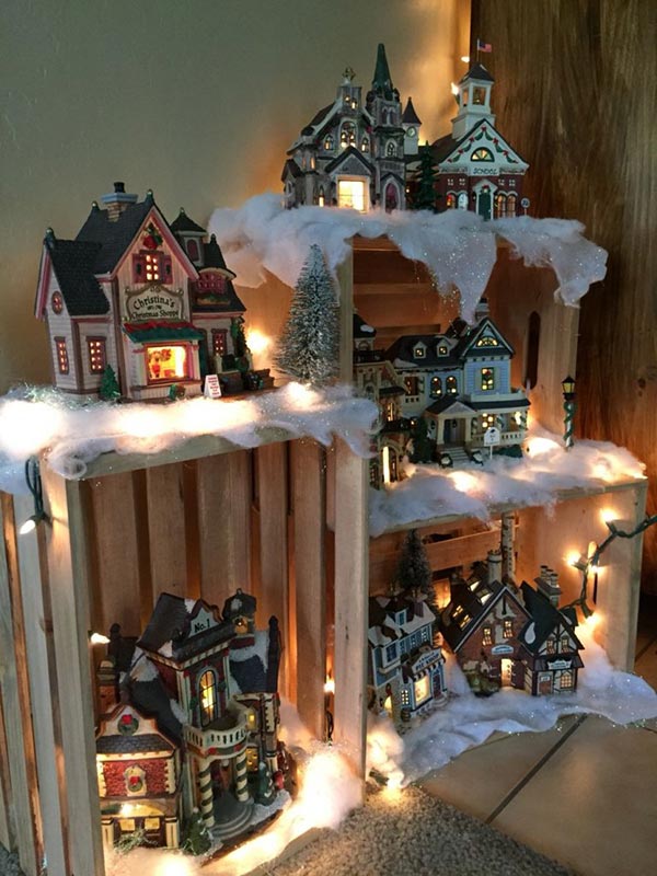 A New Way to Display that Christmas Village!