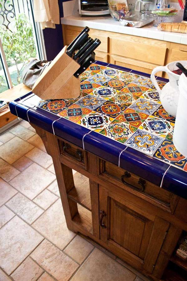 Decorating Ideas With Spanish Tiles, Spanish Tile Table