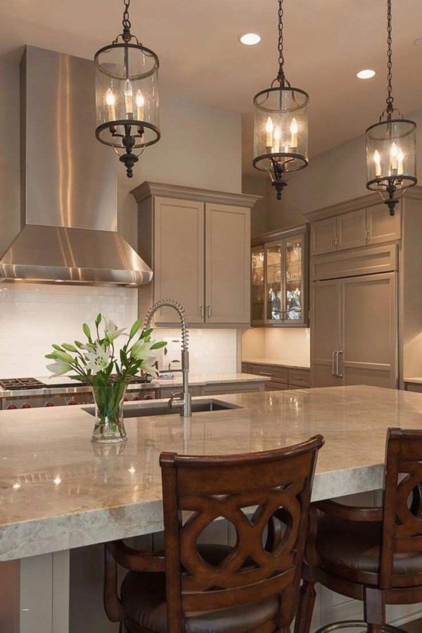 32 Fabulous Pendant Lights To Illuminate Your Kitchen - French Country Kitchen Ceiling Lights