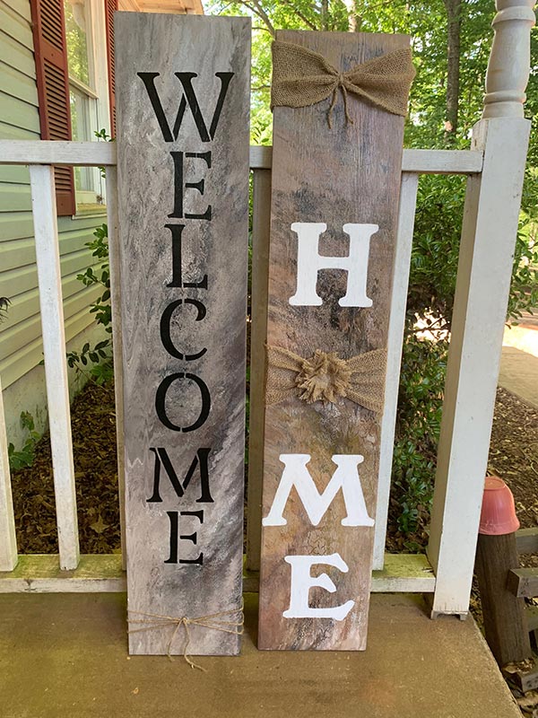 Valentines Day Decor Rustic Welcome Signs Welcome Porch Signs Front