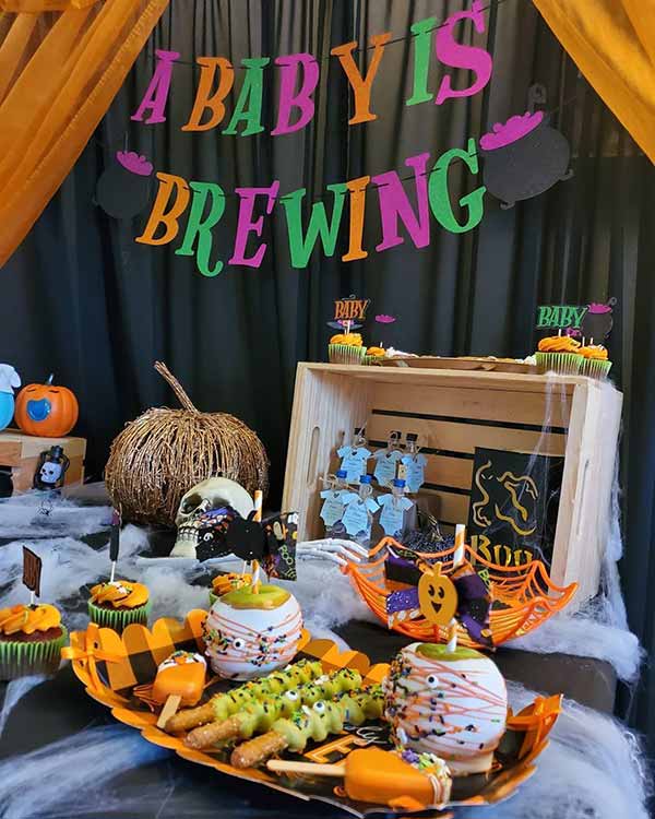 Halloween Baby Shower Themes - Candidly Crafted