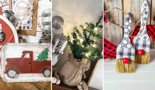 20 Affordable and Simple DIY Farmhouse Crafts for Christmas