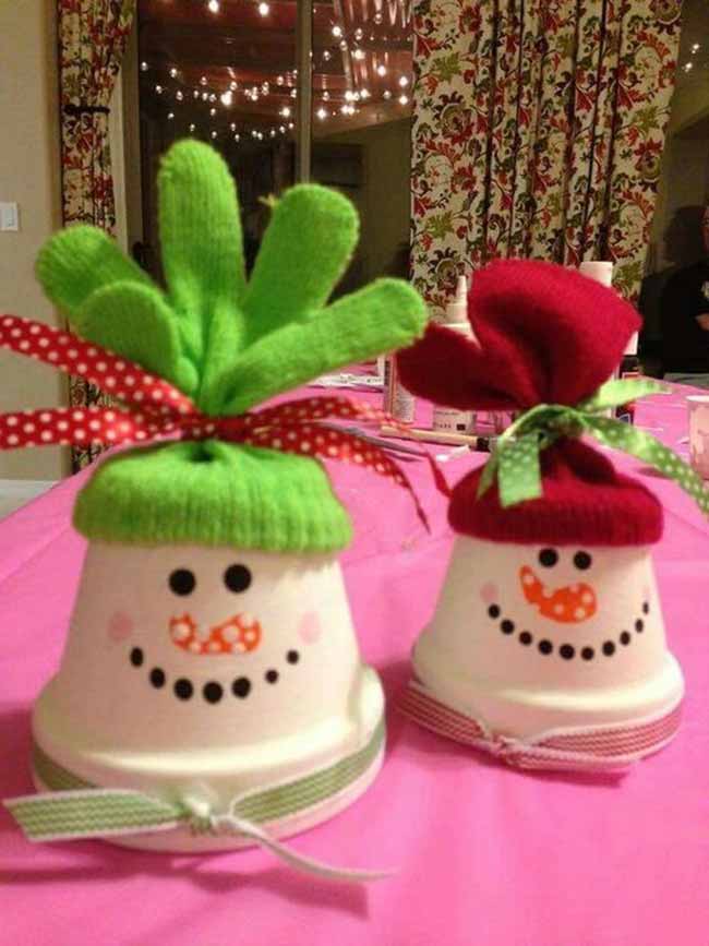Top 27 Clay Pot Crafts & Decorations For Christmas