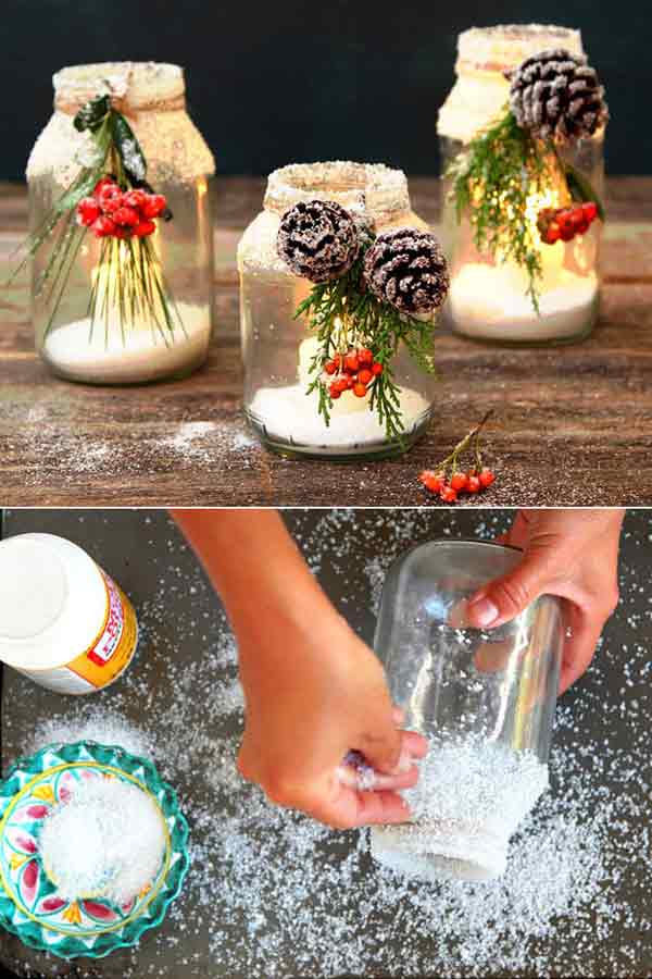 Glass clearance bottle decoration