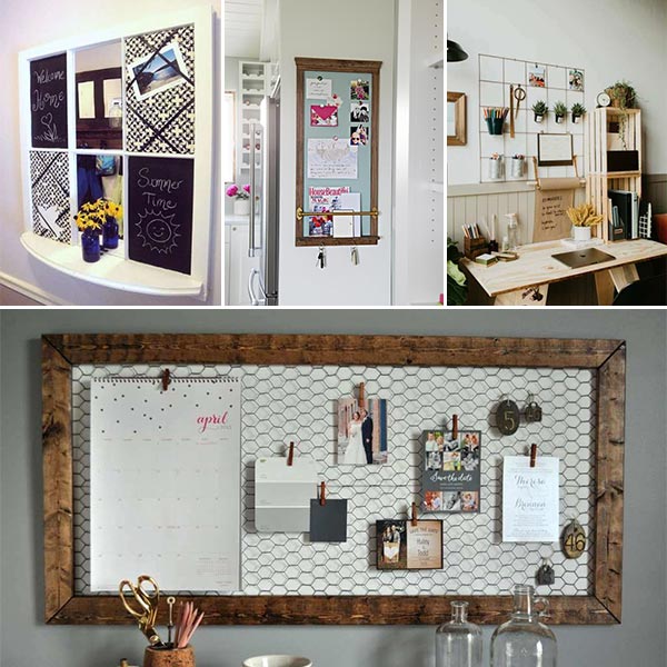 15 Inspiring and Easy Memo Board Design Concepts to Get Organized