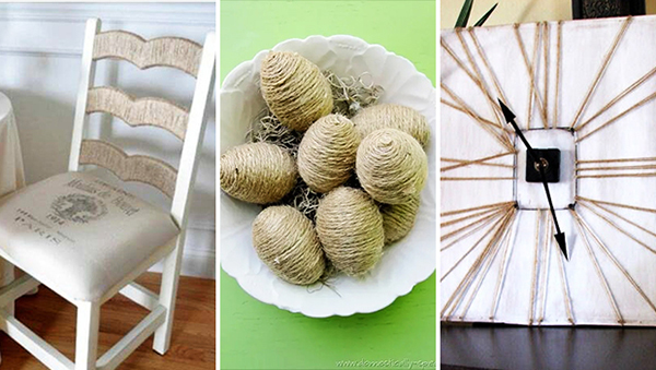 15 Amazing, Chic Twine Craft Projects That Will Improve the Rustic Decor of Your Home