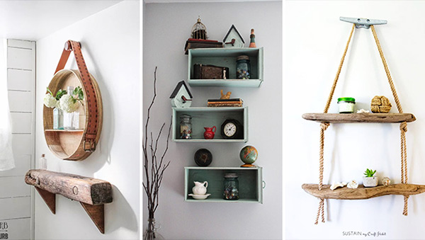 15 Practical, Innovative, and Fun DIY Shelf Ideas Using Everyday Items