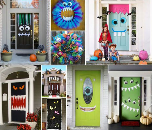 17 Monster Doors and Wreaths to Offer the Best Halloween Greeting for Trick-or-Treaters