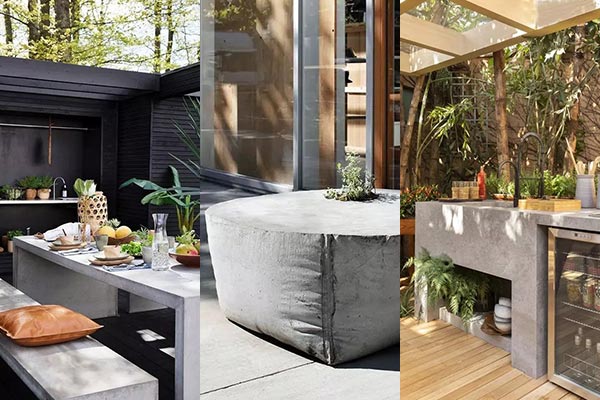 35 Inspiring and Exciting Outdoor Concrete Furniture Ideas With Pros And Cons