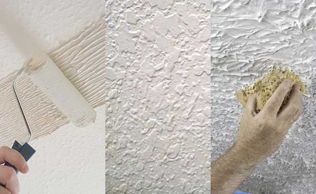 Knockdown texture sponge matches wall repairs knockdown texture
